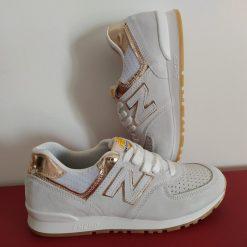 Sapatilhas New Balance 574 Branco com Dourado