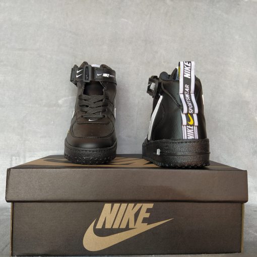 43,00€ - Sapatilhas Nike Air Force TM Bota Preto - Sapataria Baiona Outlet