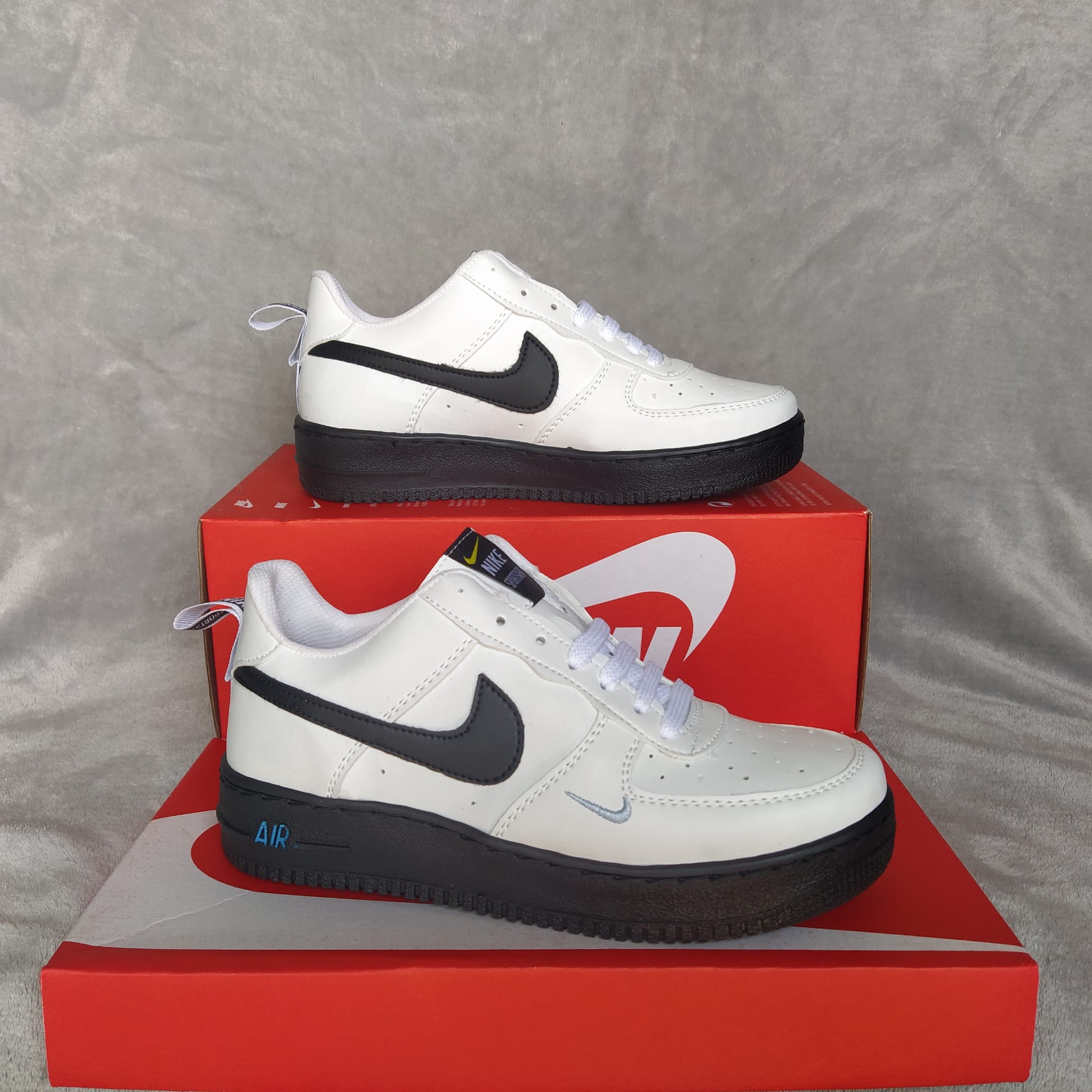 Sapatilhas Nike Air Force Branco Azul