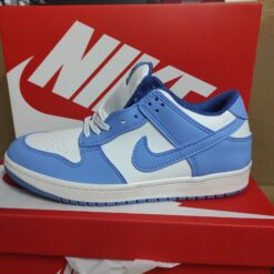 Sapatilhas Branco com Azul Nike Dunk Low