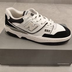 Sapatilhas New Balance Unisexo BB 550 Branco com Preto