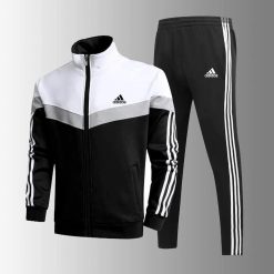 Fato de Treino Adidas- Conjunto Casaco com Fecho e Calças